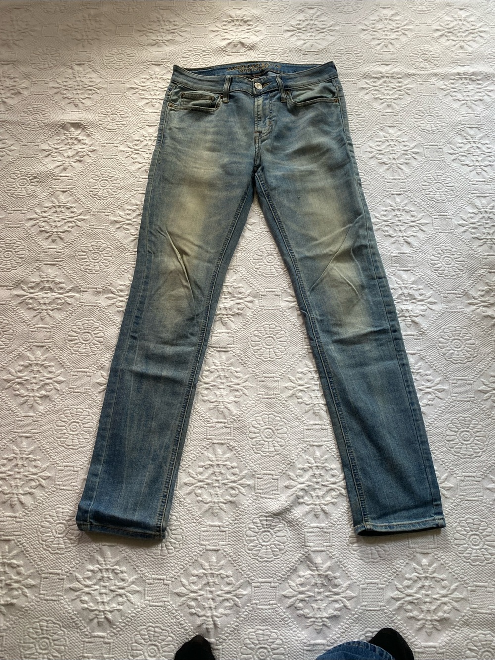 American Eagle Outfitters Skinny Jeans in Light Blue Wash